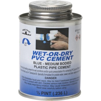 7079 Wetordry PVC Cemnt Blue Md Bodied - 8 oz