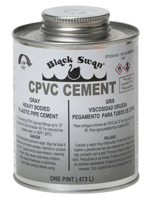 PVC Solvent Cement Gray Heavy Bodied - 16 oz