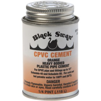 CPVC Solvent 4 oz Cement Orange Heavybodie