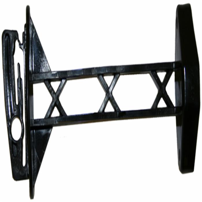 Insulator for Wood Post, Black - 5 in.