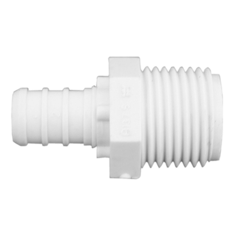 Jones Stephens C76707 Plastic White PEX Adapter - 0.5 in.