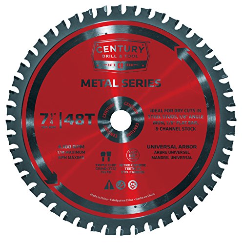 Picture of Century Drill & Tool 10298 Metal Cutting Blade - 7.25 in. x 48T