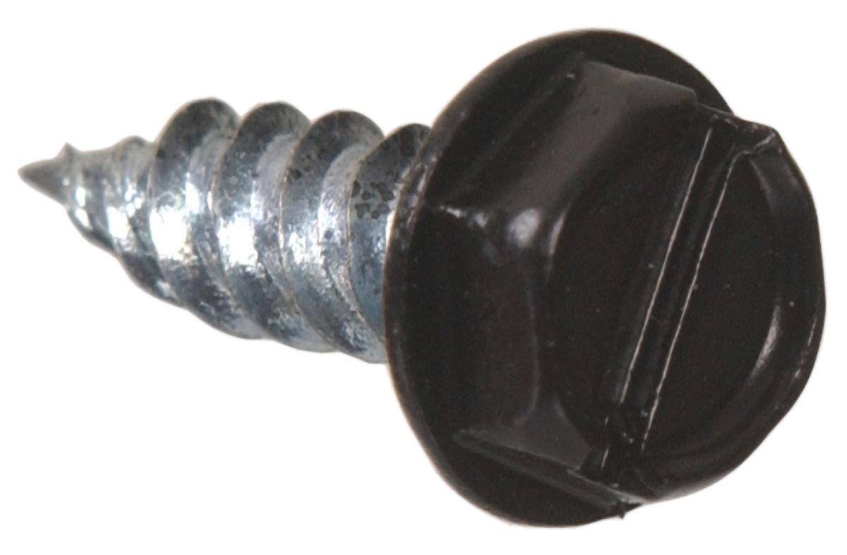 Gutter Screw 7 x 0.5 in. Brown - 10 Per Card - Pack of 10
