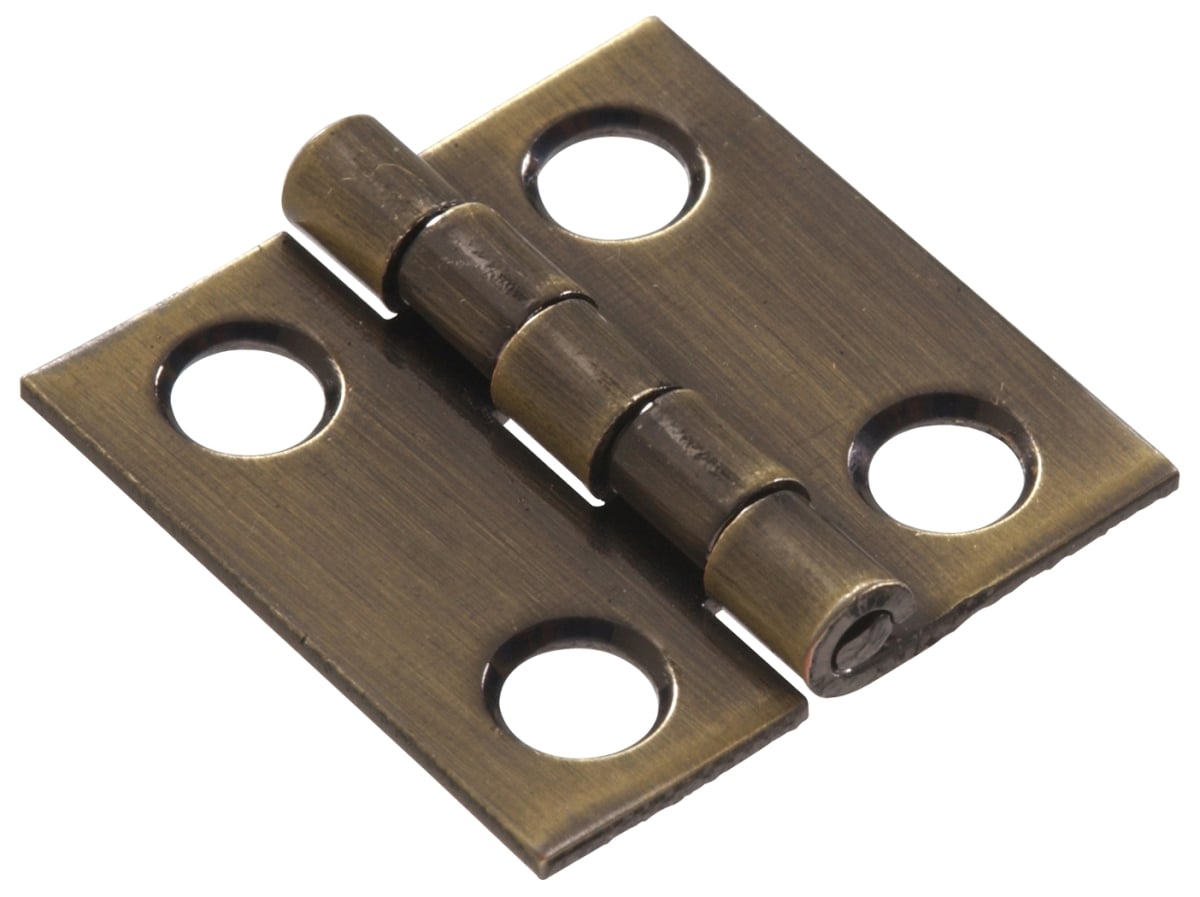 851177 Carded - Broad Hinges, Solid & Brite Brass - 2 in.