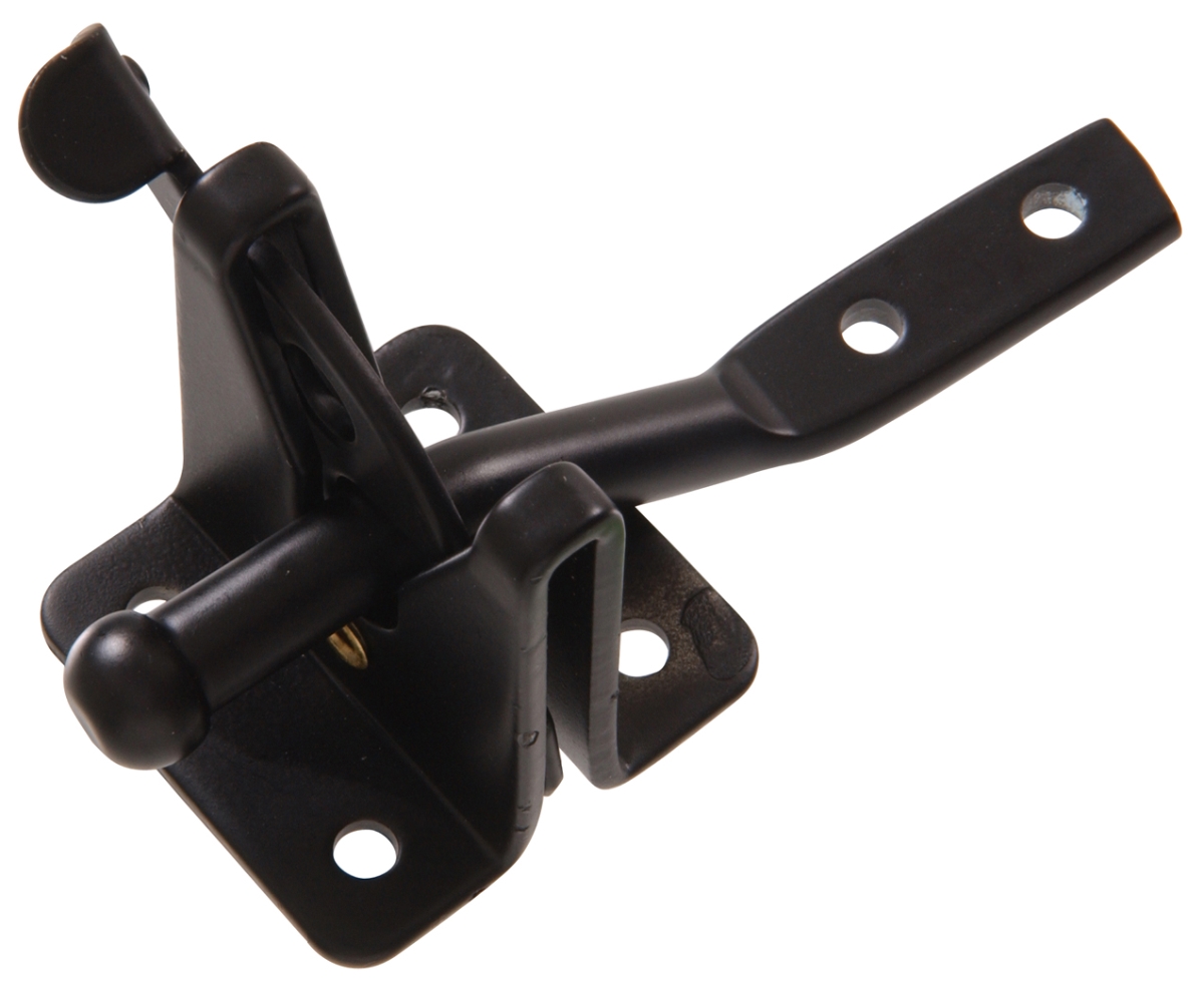 Carded - Universal Gate Latch, Black