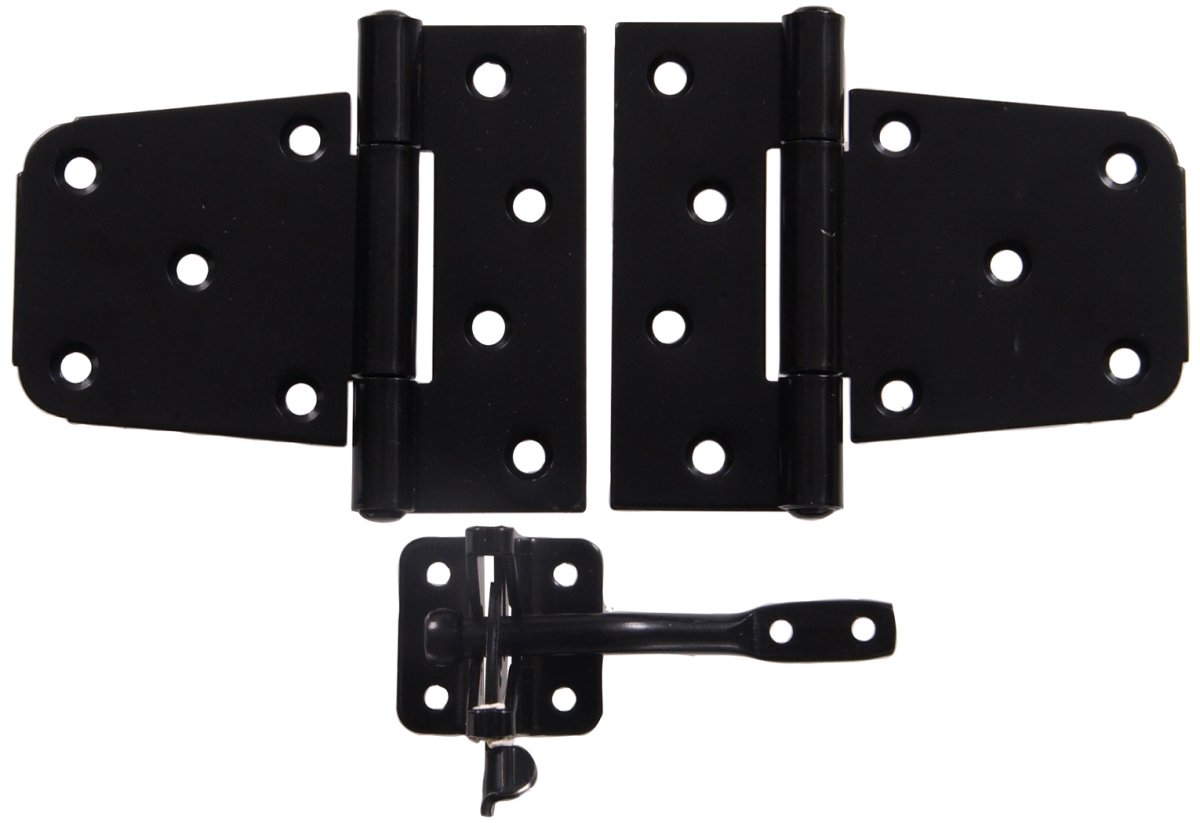 Carded - Ornamental Gate Hardware Kit, Black