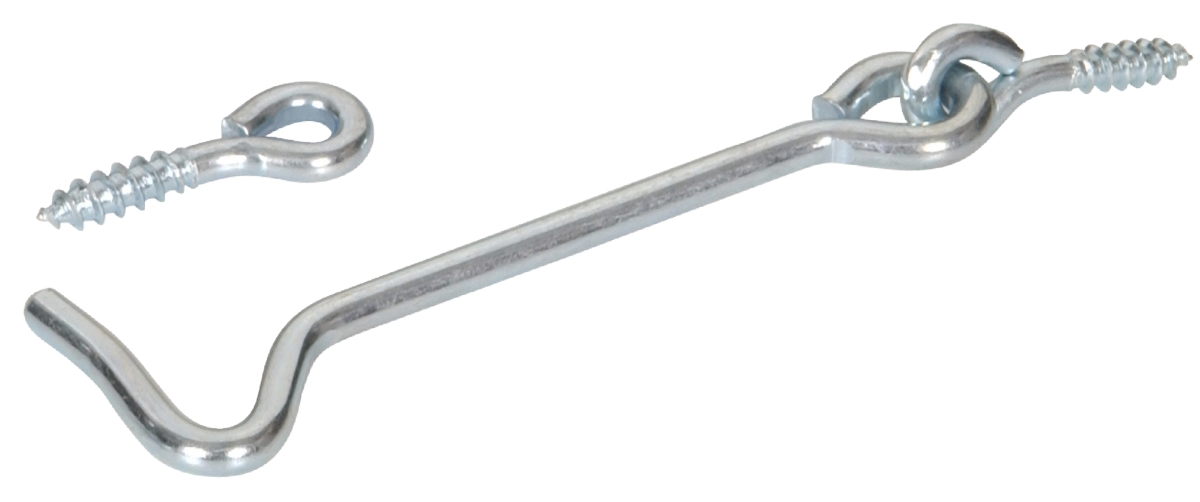 Carded - Zinc Gate Hook & Eye Latches, 2 2in