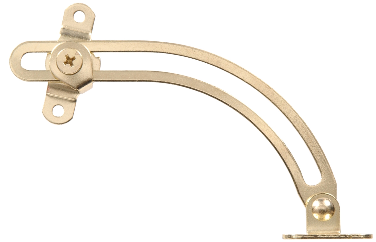 Carded Friction Lid Support Left Brass Plated