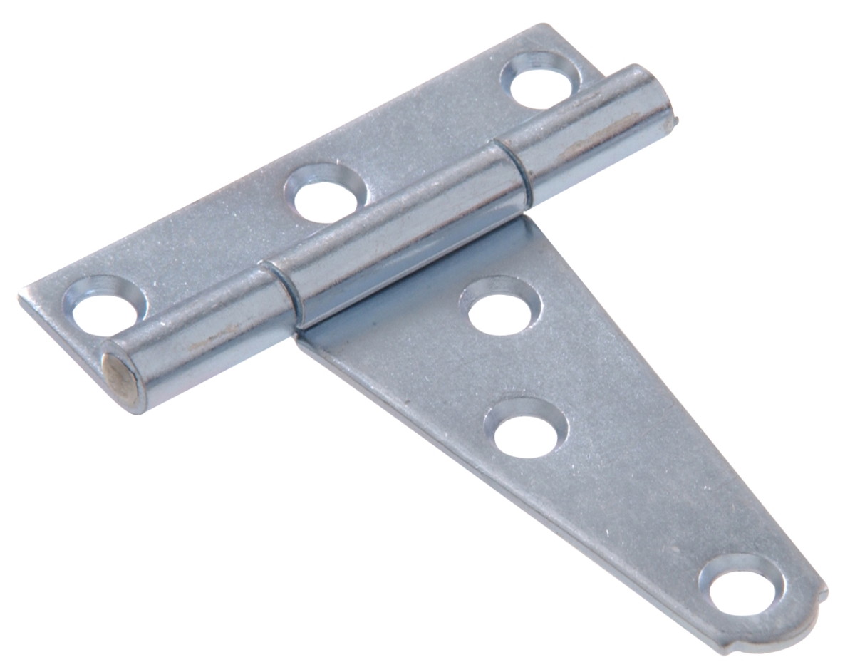 Carded - Light T- Hinge, Zinc - 3 in.
