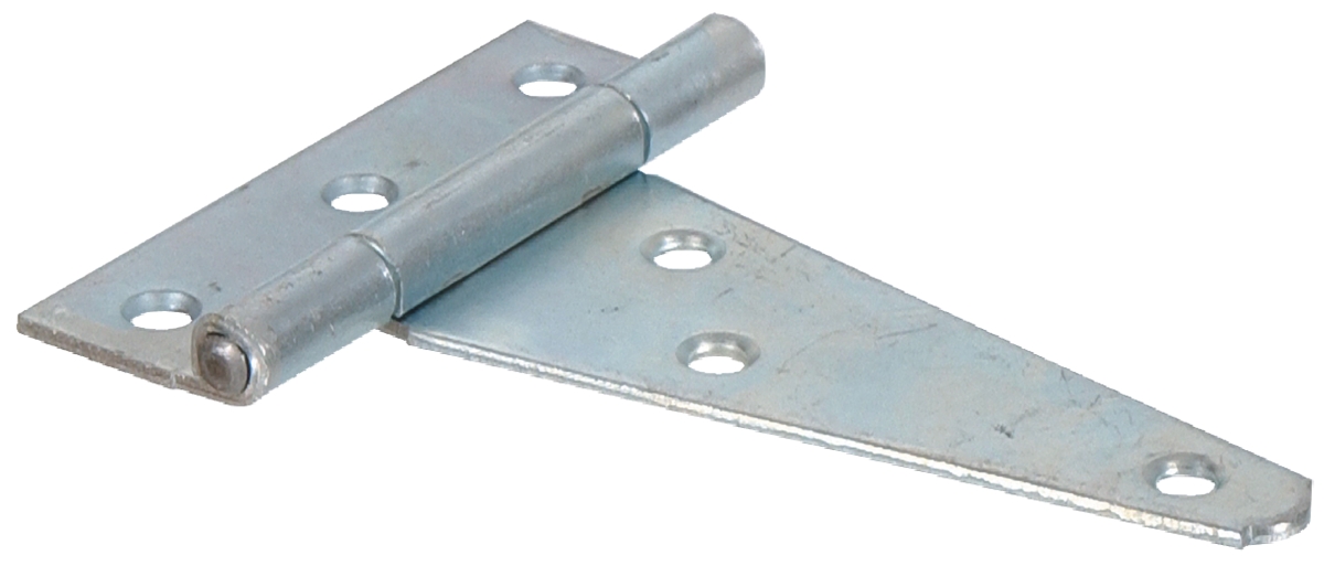 Flagged - Heavy T- Hinge, Zinc - 4 in. - Pack of 5