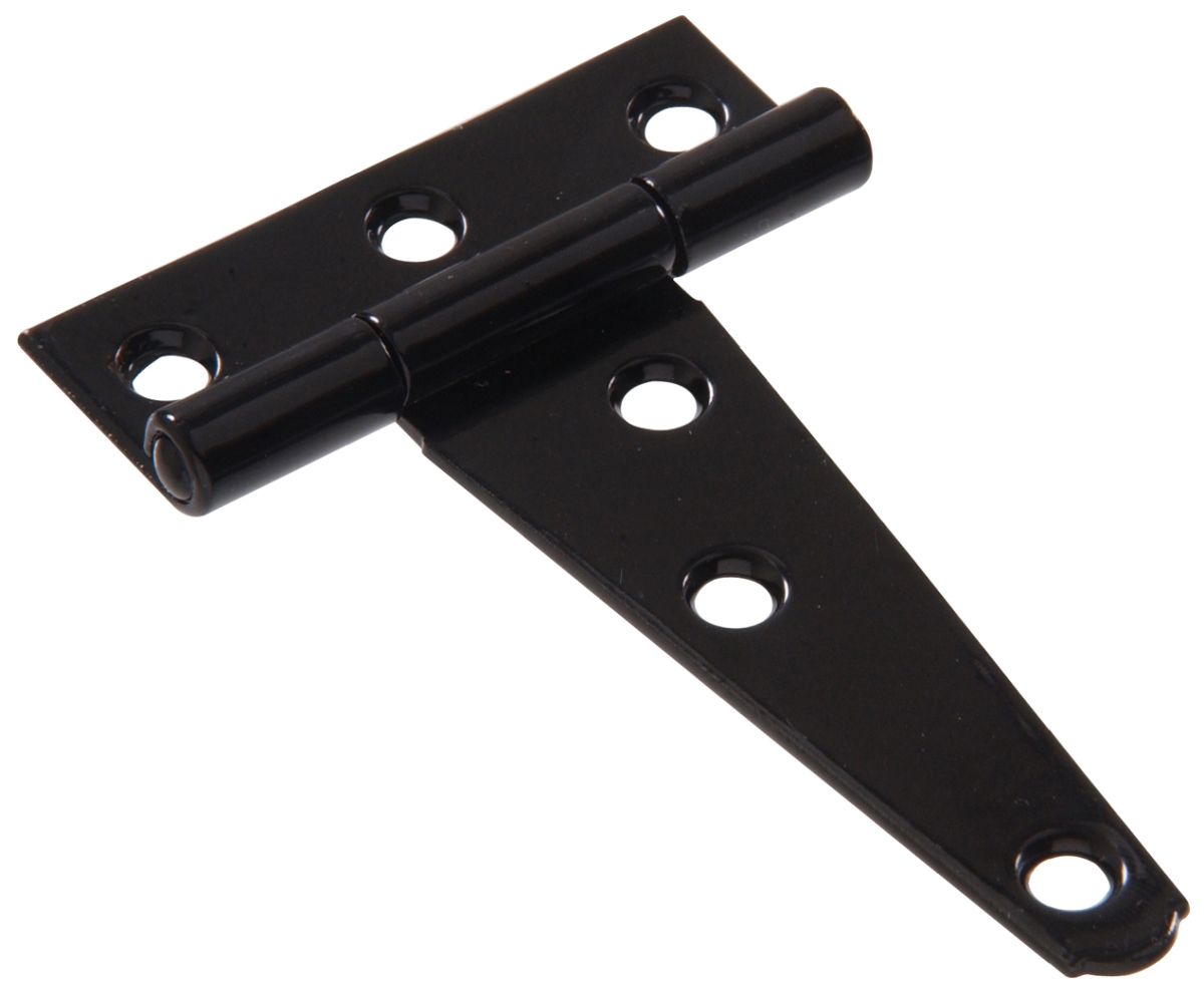 Carded - Light T- Hinge, Black - 3 in.