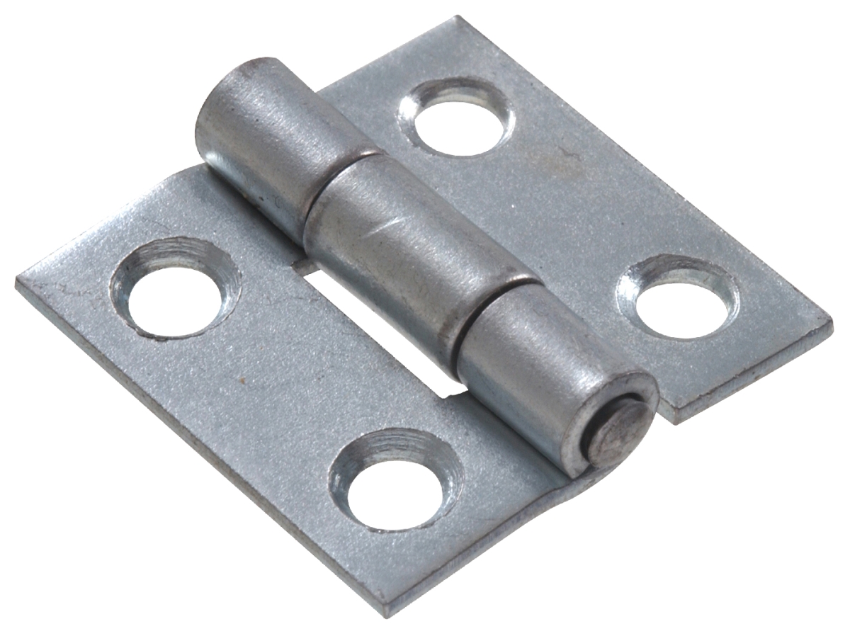 Carded - Zinc Light Narrw Hinge Fixed Pin, 2 in.