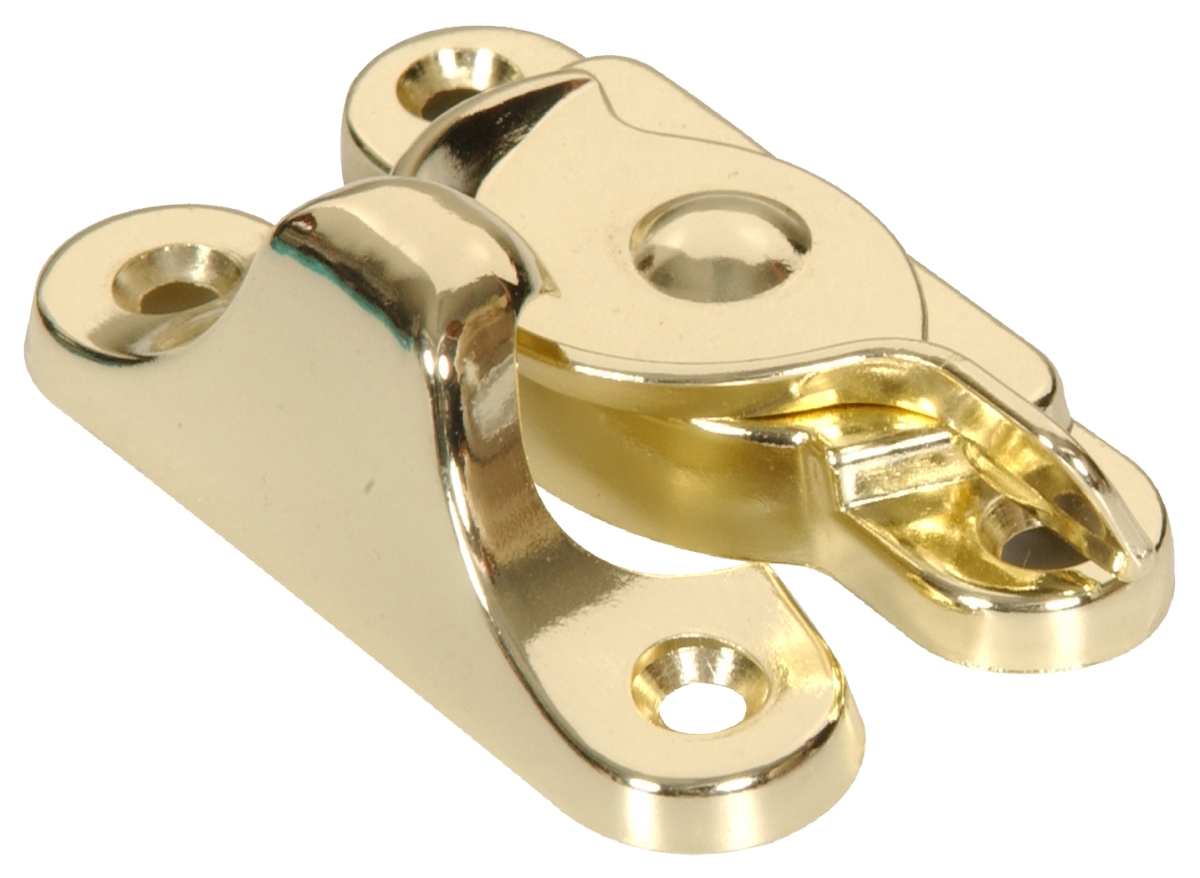 Carded - Sash Lock, Brass Plated