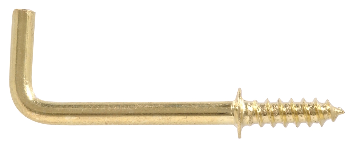 Carded - Solid Brass Shoulder Hooks - 0.75 in.