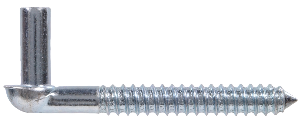 Flagged - Zinc Gate Screw Hook - 0.75 x 6 in. - Pack of 5