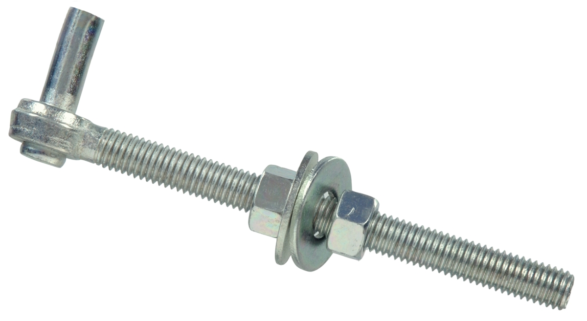Flagged - Zinc Gate Bolt Hook - 0.625 x 8 in.
