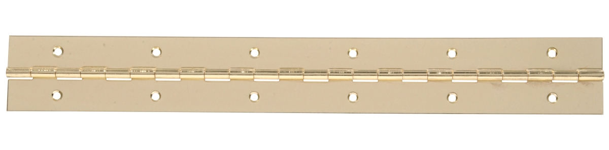 851966 Carded - Brass Plate Continuous Hinges, 30 x 1.5 in.