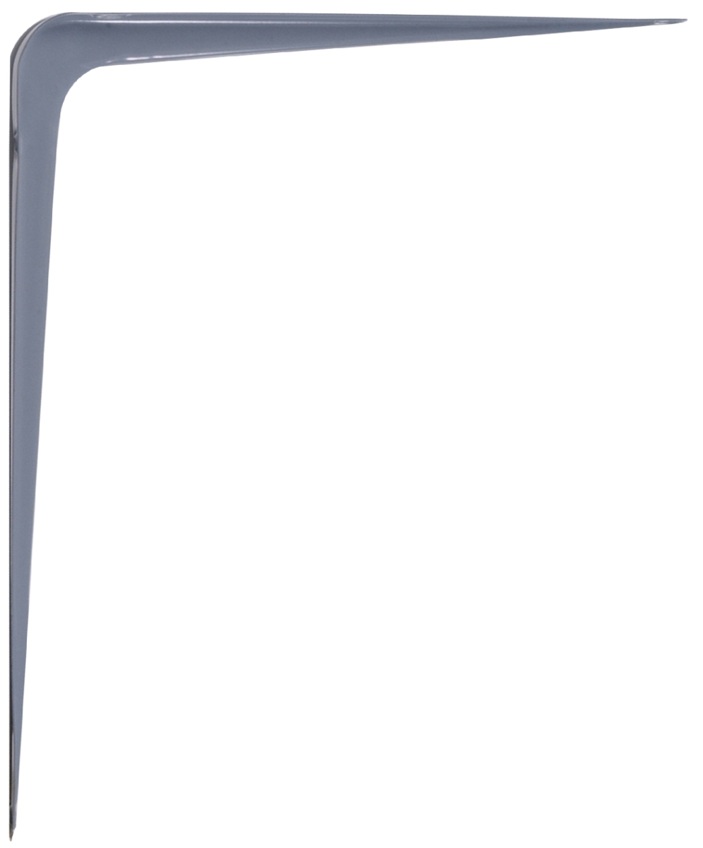 852018 Flagged - Gray Shelf Bracket, 8 x 10 in. - Pack of 2