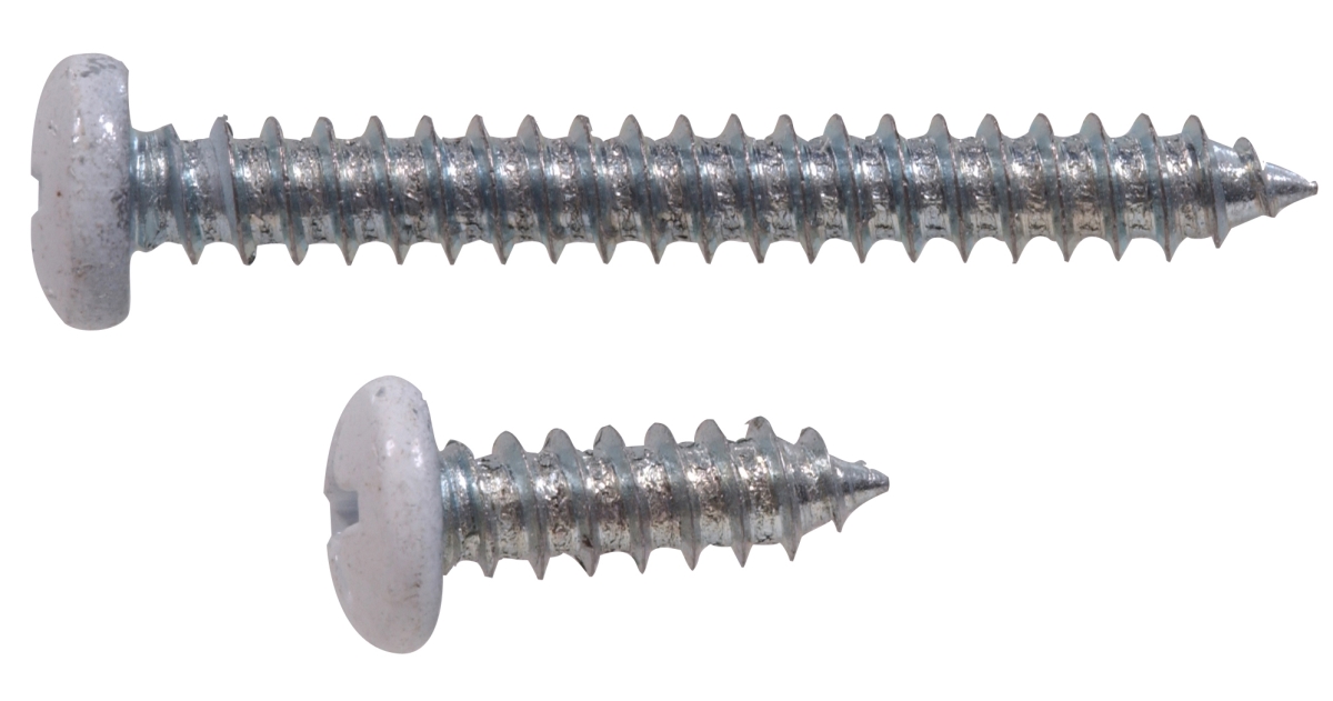 Carded - Shelf Bracket Screw, White