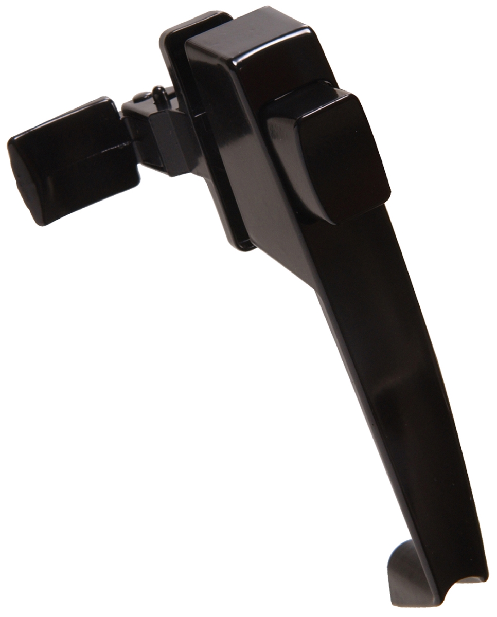 Carded Screen & Strom Push Button Latch, Black