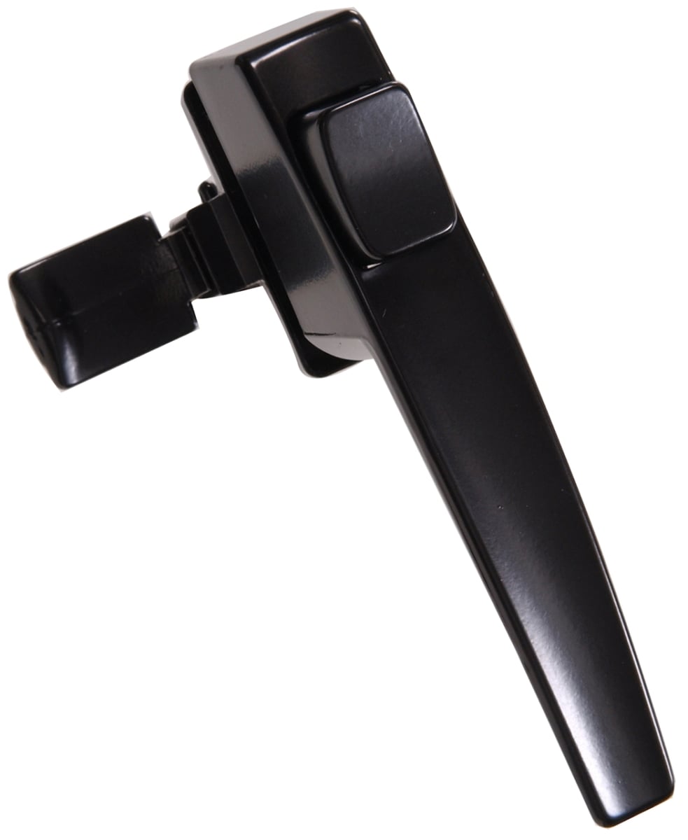 852065 Carded Screen & Storm Push Button Latch No Tie Downs, Black