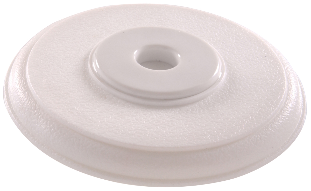 Carded - Cover Up Wall Mount Door Stops, White