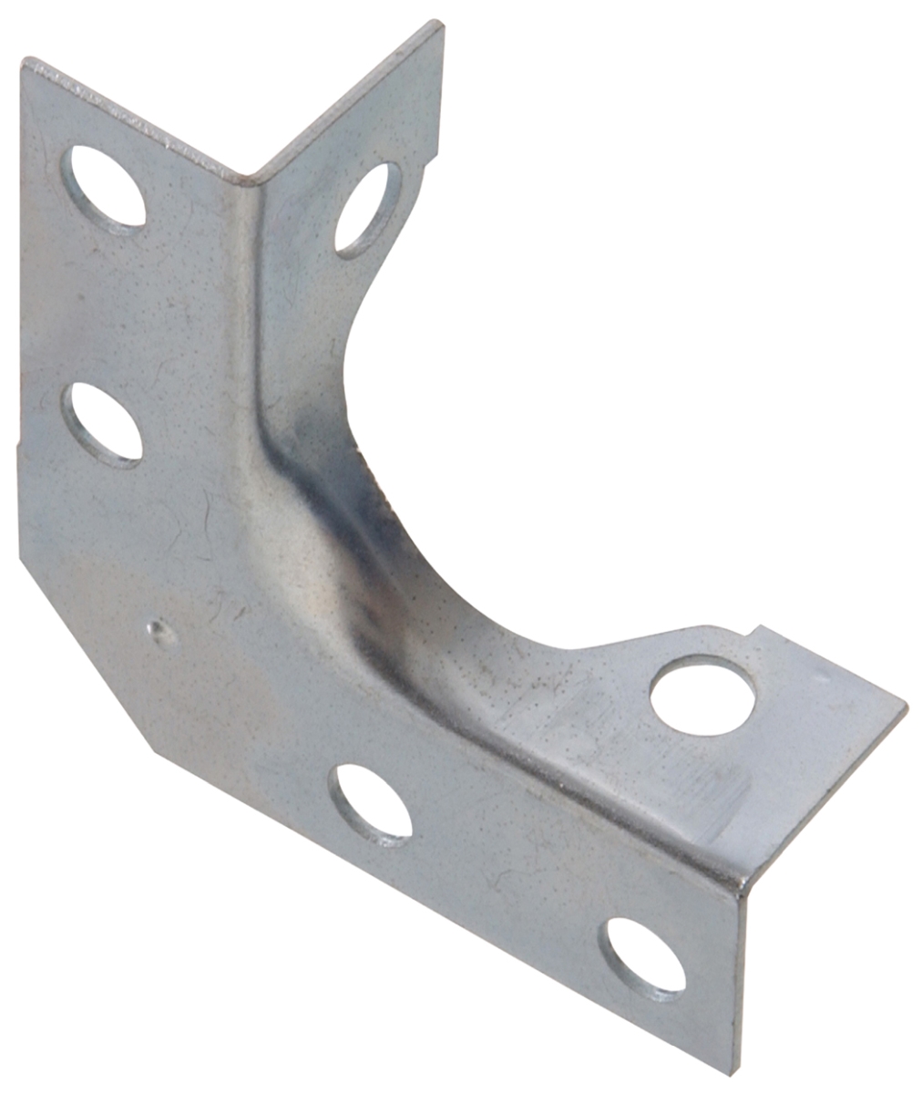 Carded - Zinc Outside Corner Braces, 3 x 0.625 in.