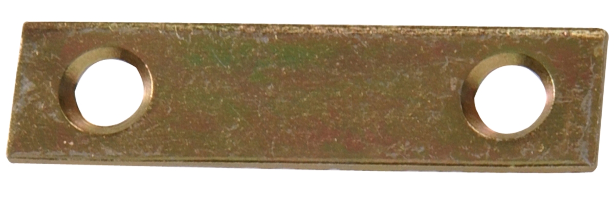 Carded - Dichromate Mending Plates, Zinc & Yellow - 2 x 0.5 in.