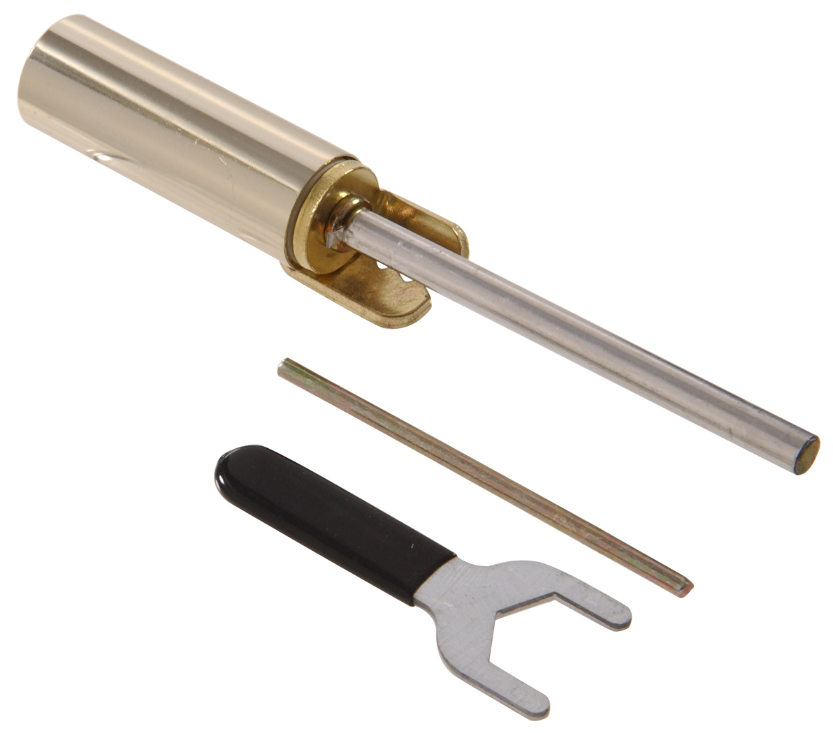 Carded - Hinge Pin Door Closers, Satin Brass