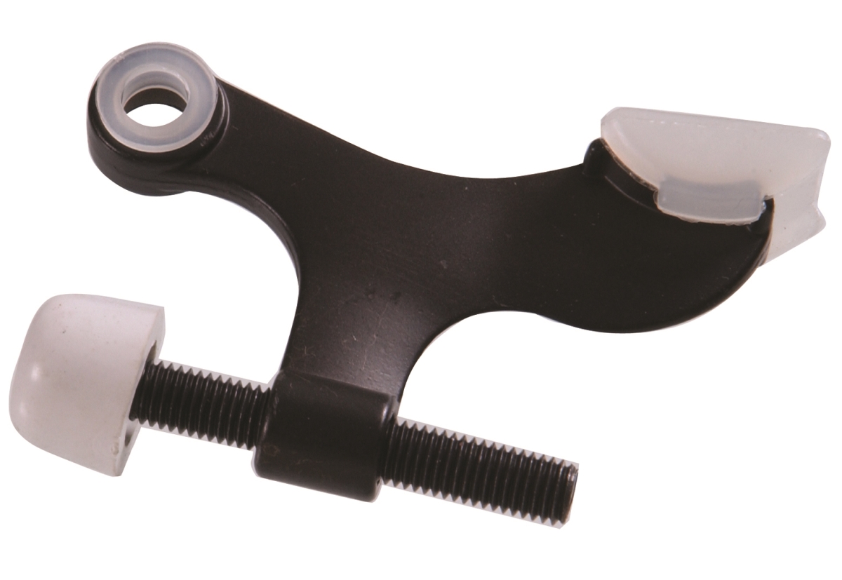 Brass Plated - Hinge Pin Door Stops Solid & Hollow Doors, Oil Rubbed Bronze