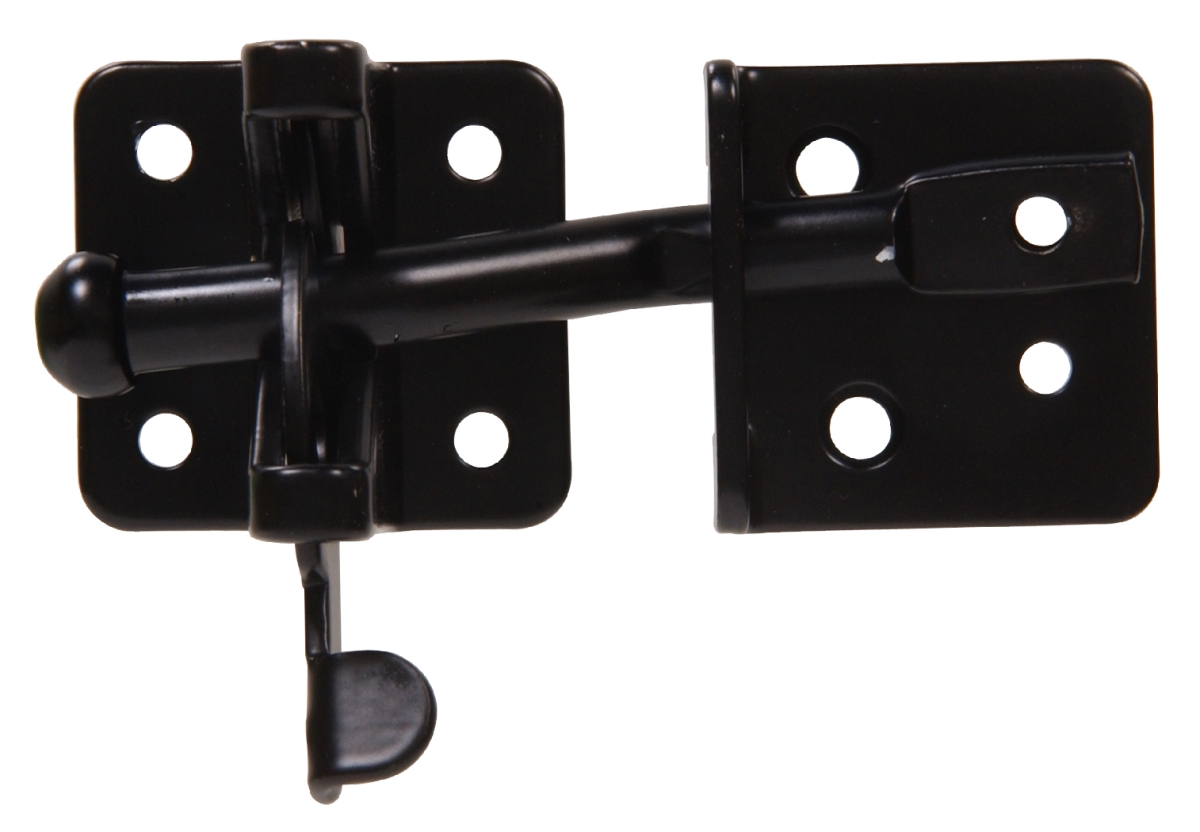 Carded - Self Adjustable Gate Latch, Black