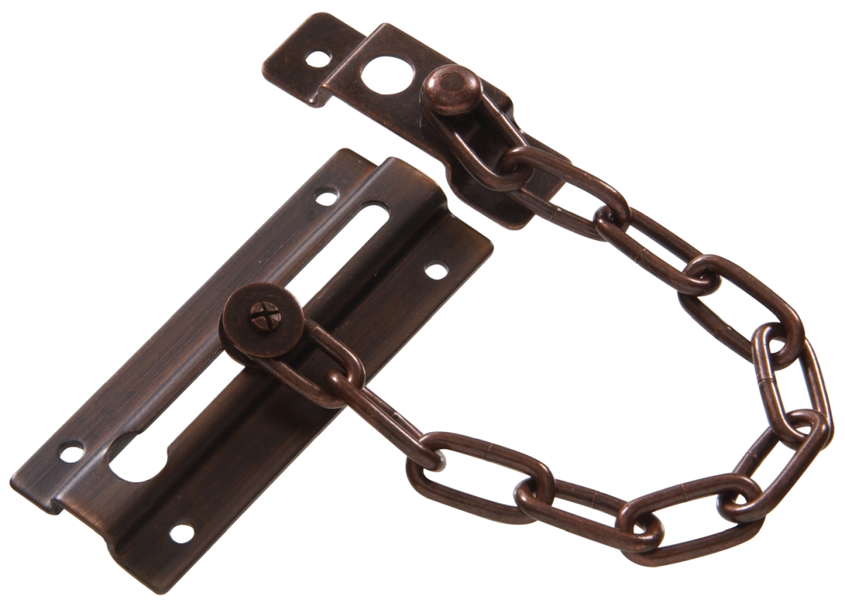 853120 Carded - Door Chain Ven Bronze