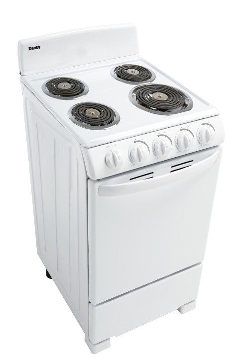 Picture of Climatic Home Products DER202W Natural Gas Electric Range&#44; White - 2.6 cu. ft. x 20 in.