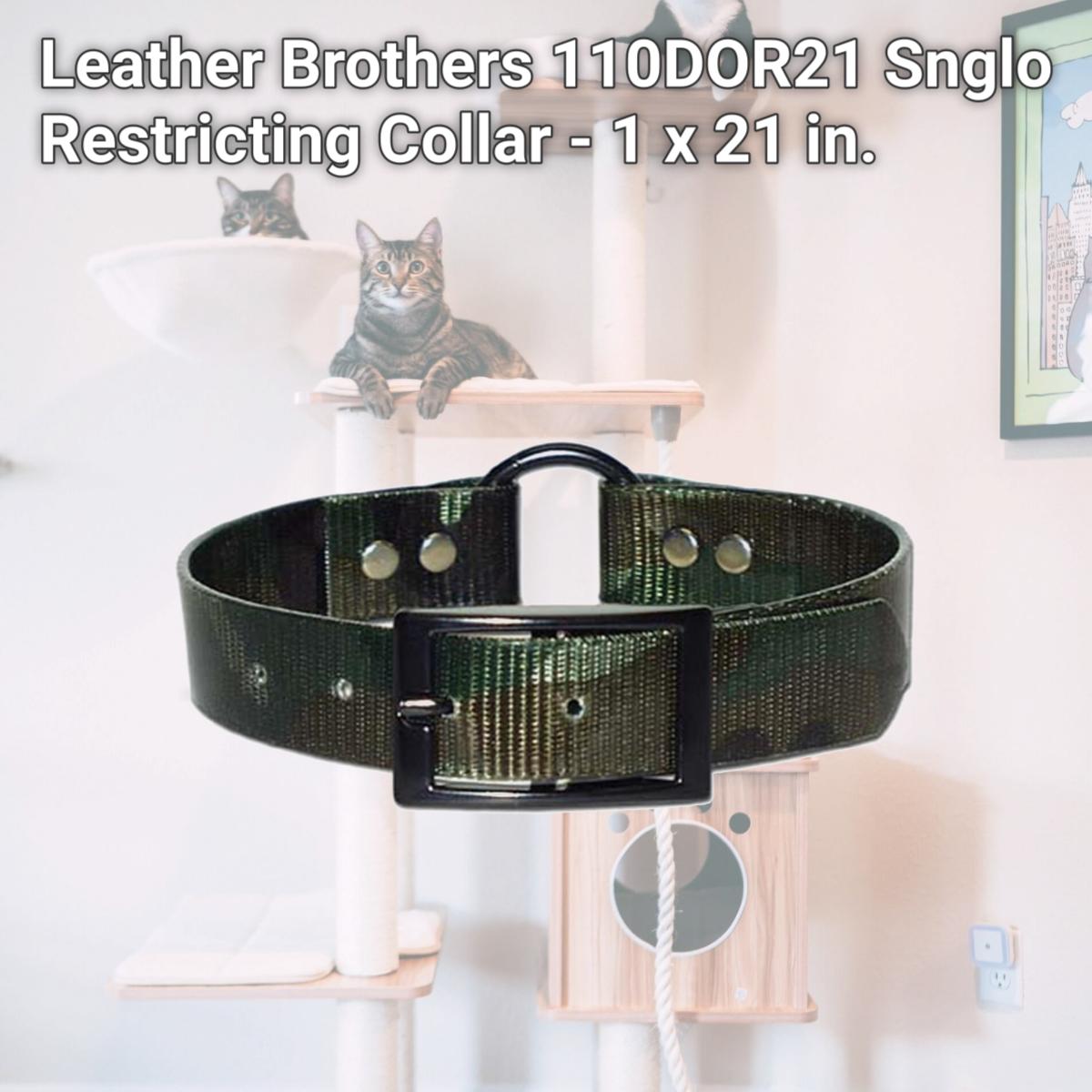 Picture of Leather Brothers 110DOR21 Snglo Restricting Collar - 1 x 21 in.