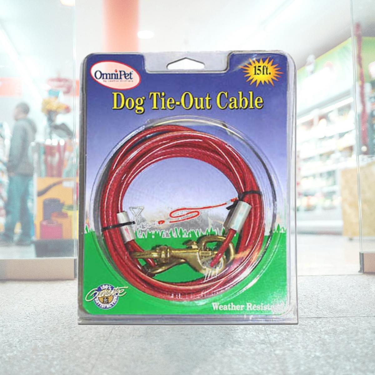 Picture of Leather Brothers 164CT20-BL Tie-Out Cable Vinyl Coated, Blue - 20 ft.