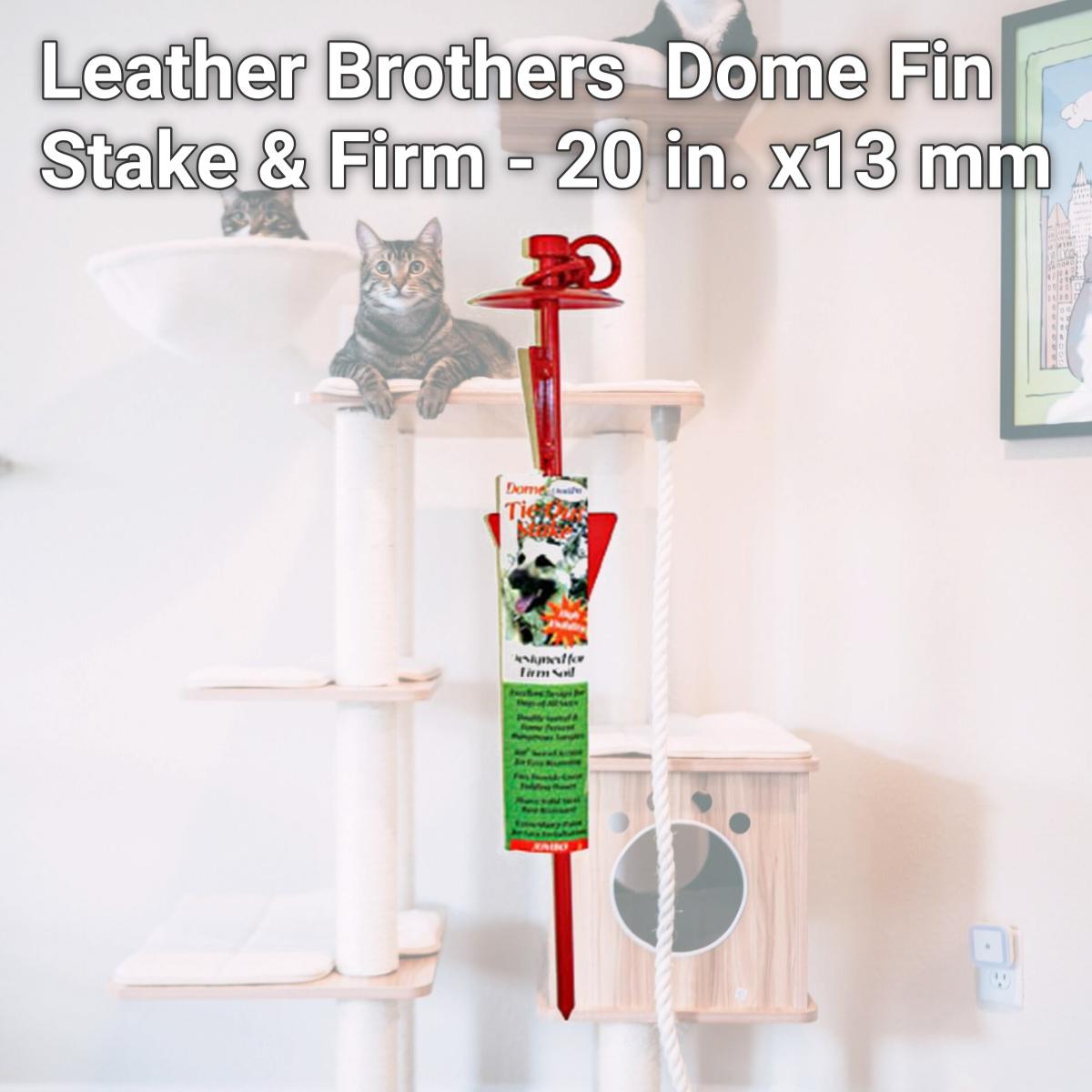Picture of Leather Brothers STA20 Dome Fin Stake & Firm - 20 in. x13 mm