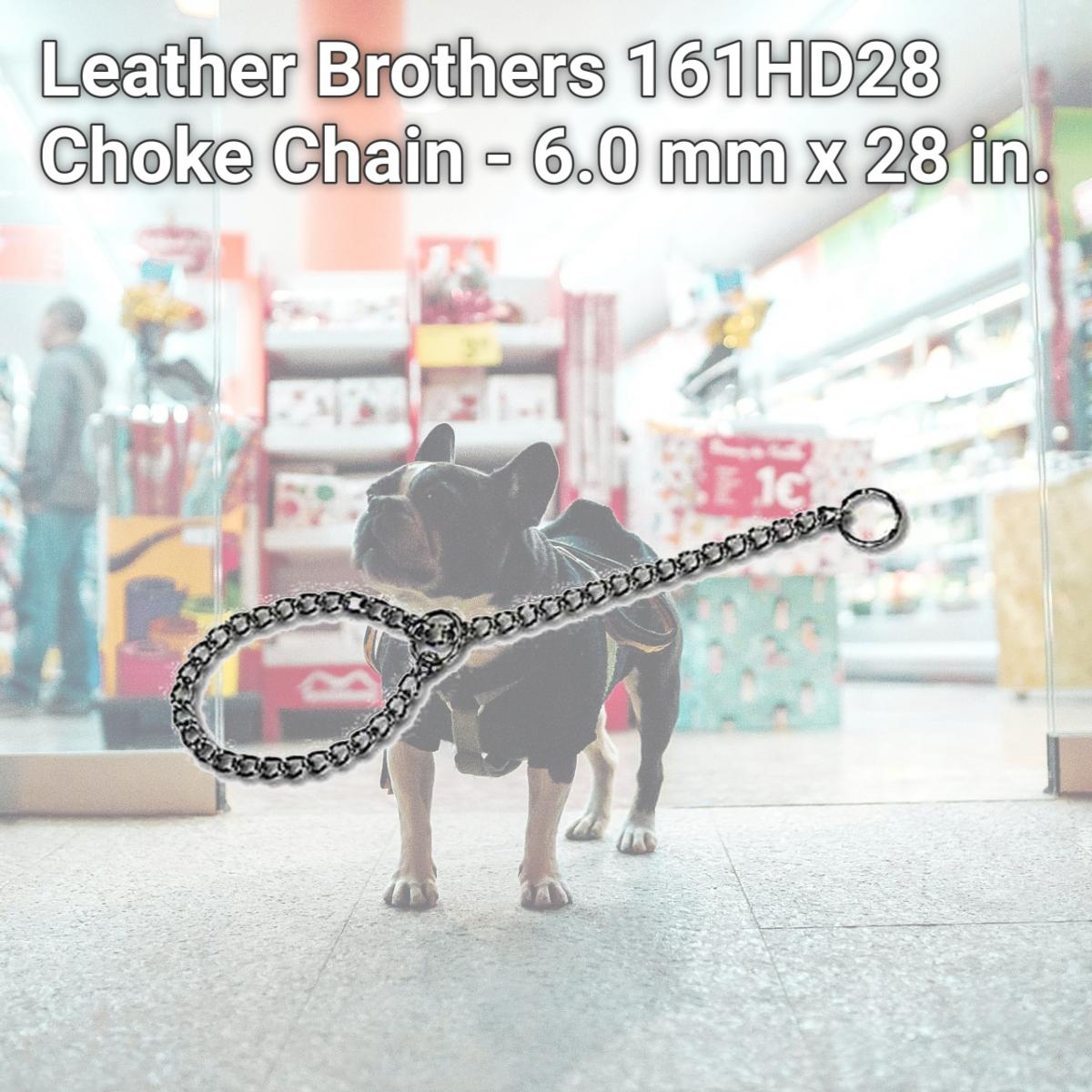 Picture of Leather Brothers 161HD28 Choke Chain - 6.0 mm x 28 in.