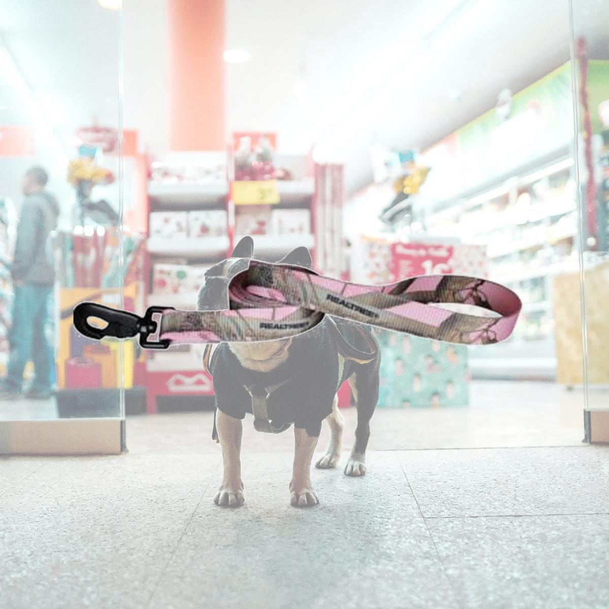 Picture of Leather Brothers 149NRT-PK 1 x 4 ft. Nylon Pink Camo Lead