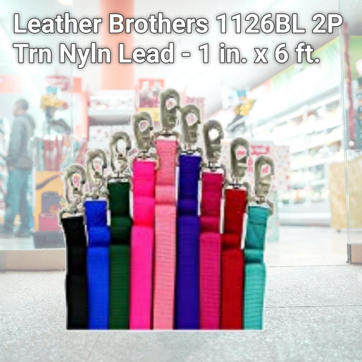 Picture of Leather Brothers 1126BL 2P Trn Nyln Lead - 1 in. x 6 ft.