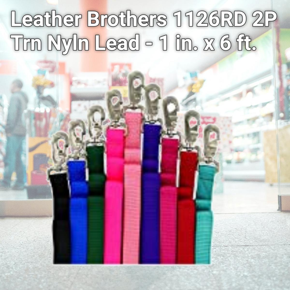 Picture of Leather Brothers 1126RD 2P Trn Nyln Lead - 1 in. x 6 ft.