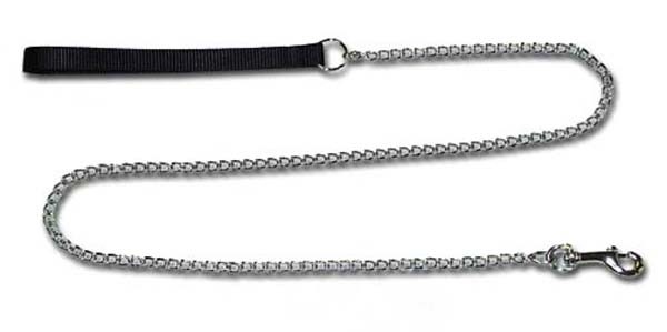 Picture of Leather Brothers 584BK Nylon Chain Lead 0.625 in. x 4 ft. Heavy Weight