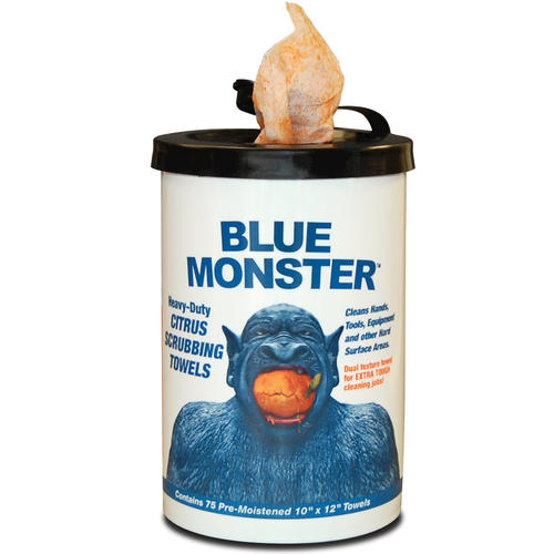 Blue Monster Citrus Scrubbing Towels