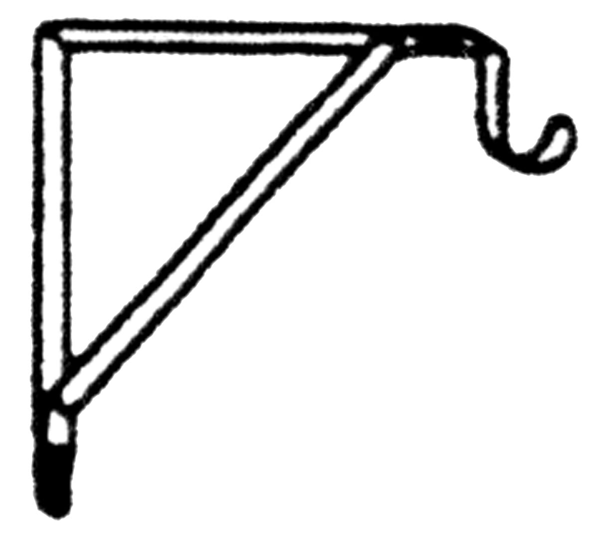474700 Shelf & Rod Support Heavy Duty, White