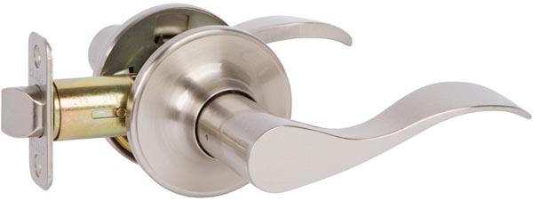 View Pack New Bennett Lever Passage Satin Nickel
