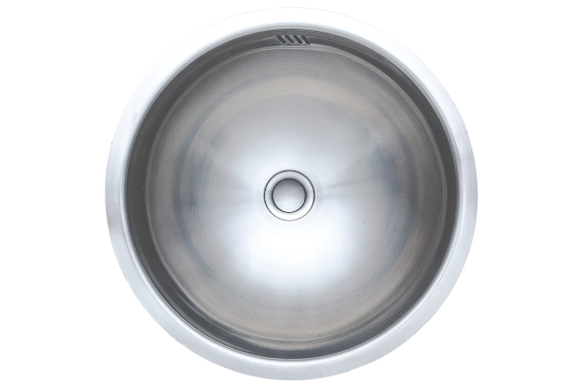 17 in. Round 20 Gauge Undermount Single Bowl Stainless Steel Kitchen Bar Sink -  Desorden, DE3276765