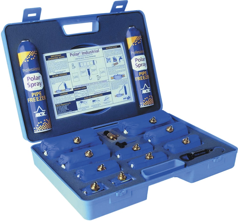 1755 0.37-2.37 in. Freeze Kit with 2 Cans Polar Spray