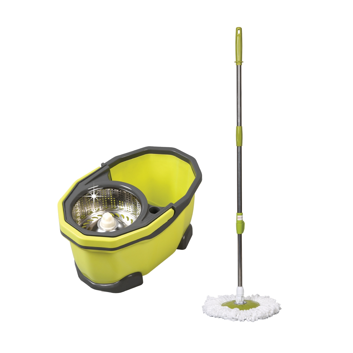 TWIRL 'N' SWIRL SPIN MOP W/ 2 REPLACEMENT HEAD