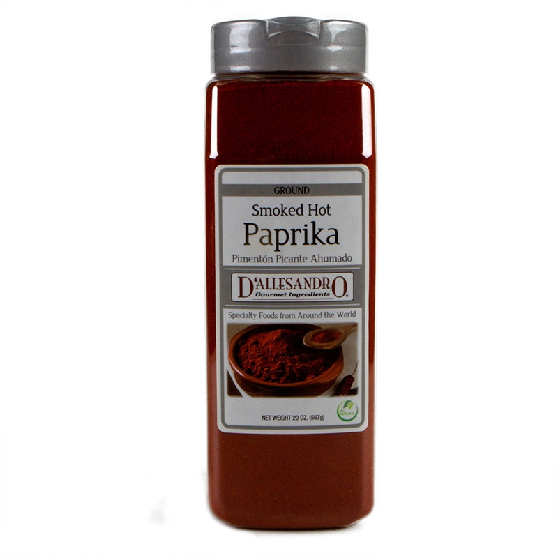 Picture of Woodland Foods 752335 Spanish Smoked Hot Paprika Powder&#44; 20 Ounce Jar