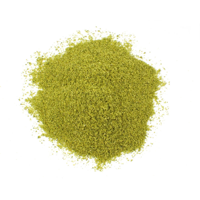 Picture of Woodland Foods 574456 Ground Green Poblano Chile Powder, 16 Ounce Jar