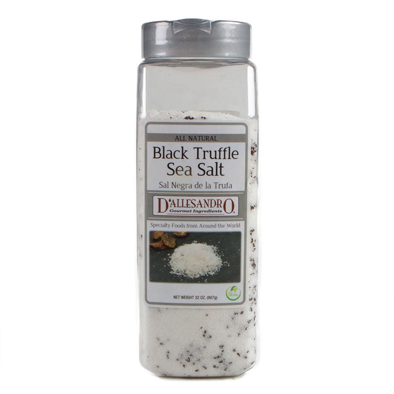 Picture of Woodland Foods 347807 Fine Black Truffle Sea Salt&#44; 32 Ounce Jar